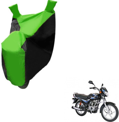 MOCKHE Two Wheeler Cover for Bajaj(CT100, Black, Green)