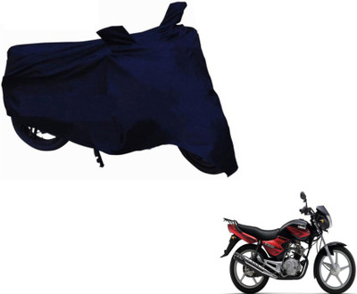 MOCKHE Two Wheeler Cover for Yamaha(YBR 125, Blue)