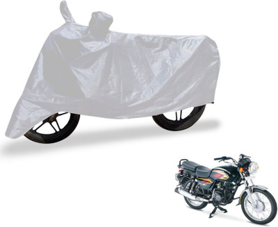 MOCKHE Two Wheeler Cover for TVS(Max 4R, Silver)