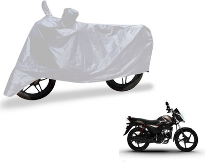 MOCKHE Two Wheeler Cover for Mahindra(Pantero, Silver)