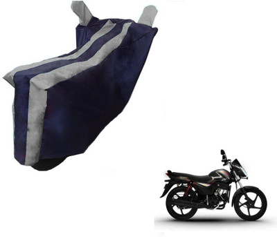 MOCKHE Two Wheeler Cover for Mahindra(Pantero, Black, Silver)
