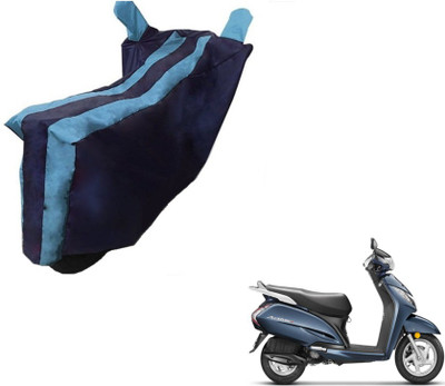 Flipkart SmartBuy Two Wheeler Cover for Honda(Activa 3G, Black, Blue)