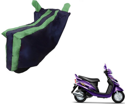 MOCKHE Two Wheeler Cover for Mahindra(Rodeo RZ, Black, Green)