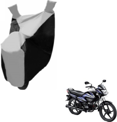 MOCKHE Two Wheeler Cover for Hero(Splendor NXG, Black, Silver)