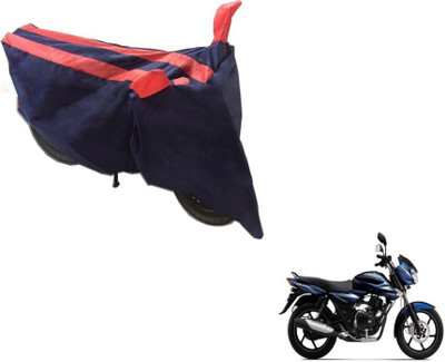 MOCKHE Two Wheeler Cover for Bajaj(Discover, Black, Orange)