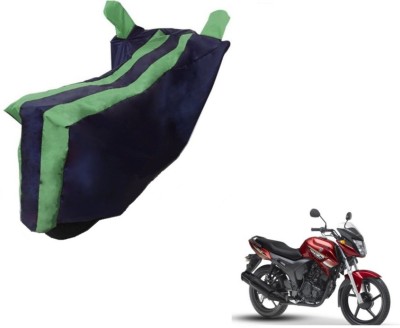 MOCKHE Two Wheeler Cover for Yamaha(SZ X, Black, Green)