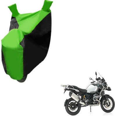 MOCKHE Two Wheeler Cover for BMW(1200 GS, Black, Green)
