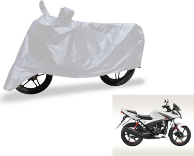 MOCKHE Two Wheeler Cover for Hero(Ignitor, Silver)