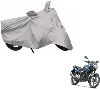 MOCKHE Two Wheeler Cover for Suzuki(GS 150R, Silver)