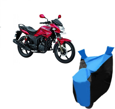 Auto Age Two Wheeler Cover for Hero(Hunk, Blue)