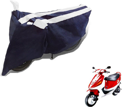 MOCKHE Two Wheeler Cover for Kinetic(Black, White)