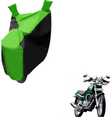 MOCKHE Two Wheeler Cover for TVS(Fiero F2, Black, Green)