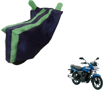 MOCKHE Two Wheeler Cover for Bajaj(Platina, Black, Green)
