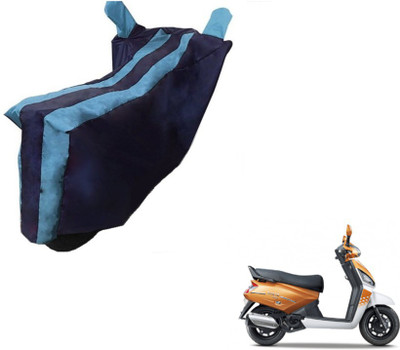 Flipkart SmartBuy Two Wheeler Cover for Mahindra(Gusto, Black, Blue)