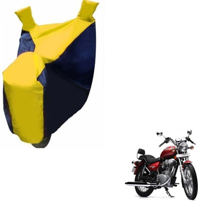 MOCKHE Two Wheeler Cover for Royal Enfield(Thunderbird 500, Black, Yellow)