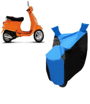 Auto Age Two Wheeler Cover for Piaggio(Vespa LX, Blue)