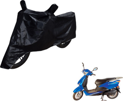MOCKHE Two Wheeler Cover for Hero(E Scoot, Black)