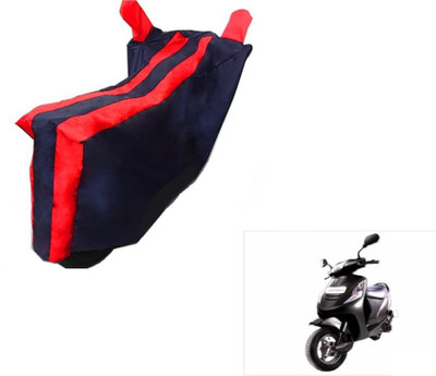 Flipkart SmartBuy Two Wheeler Cover for Mahindra(Kine, Black, Red)