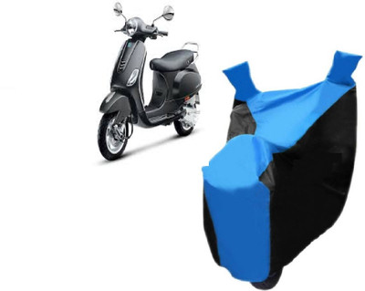 Auto Age Two Wheeler Cover for Piaggio(Vespa, Blue)