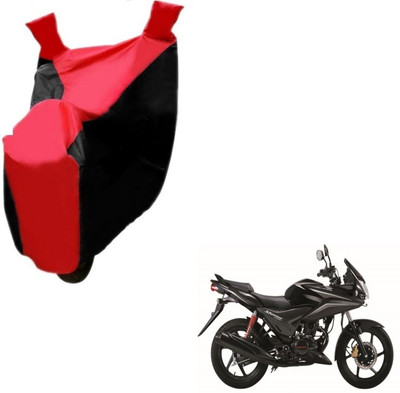 MOCKHE Two Wheeler Cover for Honda(CBF Stunner, Black, Red)