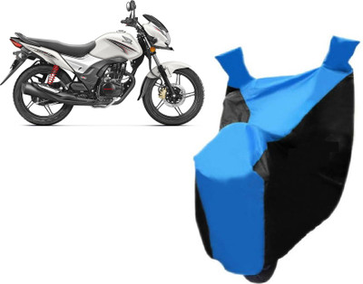Auto Age Two Wheeler Cover for Honda(CB Shine, Blue)