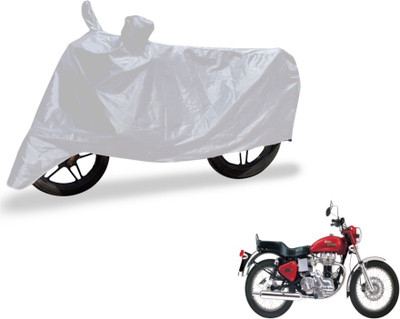 Flipkart SmartBuy Two Wheeler Cover for Royal Enfield(Electra Delux, Silver)