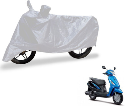 Flipkart SmartBuy Two Wheeler Cover for Suzuki(Zeus, Silver)