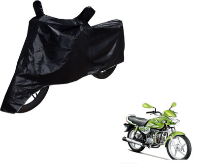 

Mockhe Two Wheeler Cover for Hero(HF Deluxe, Black)
