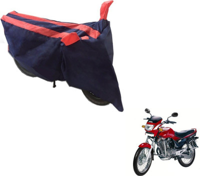 MOCKHE Two Wheeler Cover for Hero(Ambition, Black, Orange)