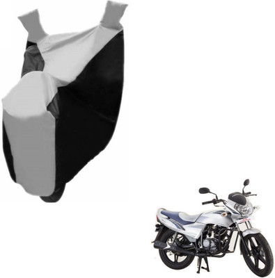 MOCKHE Two Wheeler Cover for LML(Freedom, Black, Silver)
