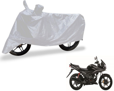MOCKHE Two Wheeler Cover for Honda(CBF Stunner, Silver)