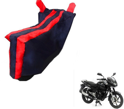 Flipkart SmartBuy Two Wheeler Cover for Bajaj(Pulsar 150, Black, Red)