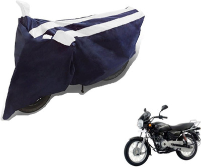 Flipkart SmartBuy Two Wheeler Cover for Bajaj(Boxer, Black, White)