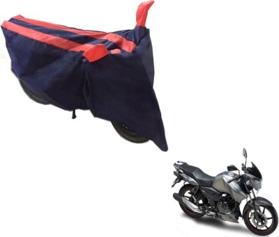 MOCKHE Two Wheeler Cover for TVS(Apache, Black, Orange)