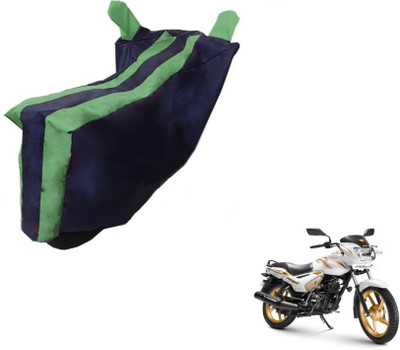 MOCKHE Two Wheeler Cover for TVS(Star City, Black, Green)