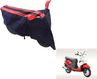 MOCKHE Two Wheeler Cover for Hero(Pleasure, Black, Orange)