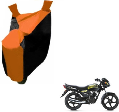 MOCKHE Two Wheeler Cover for TVS(Star City, Black, Orange)