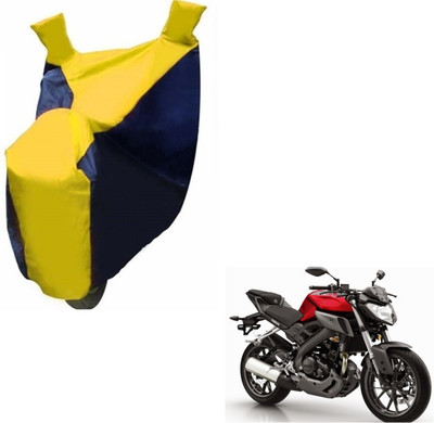 MOCKHE Two Wheeler Cover for Suzuki(Gixxer, Black, Yellow)