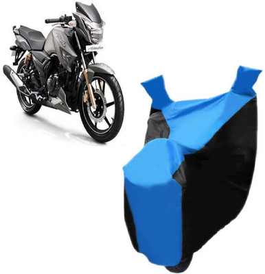 Autocraft Two Wheeler Cover for TVS(Apache RTR 180, Blue)