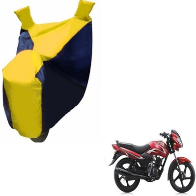 MOCKHE Two Wheeler Cover for TVS(Sport, Black, Yellow)