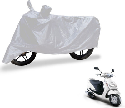 MOCKHE Two Wheeler Cover for Mahindra(Duro DZ, Silver)