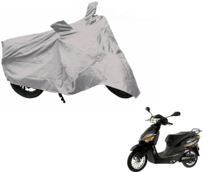 MOCKHE Two Wheeler Cover for Hero(Electric Zippy, Silver)