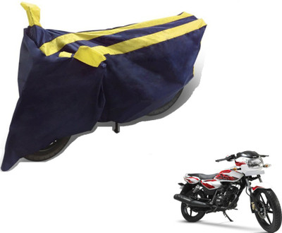 MOCKHE Two Wheeler Cover for TVS(Phoenix 125, Black, Yellow)