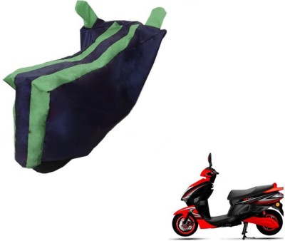 MOCKHE Two Wheeler Cover for Kinetic(Nova, Black, Green)