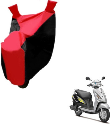 Flipkart SmartBuy Two Wheeler Cover for Suzuki(Swish, Black, Red)