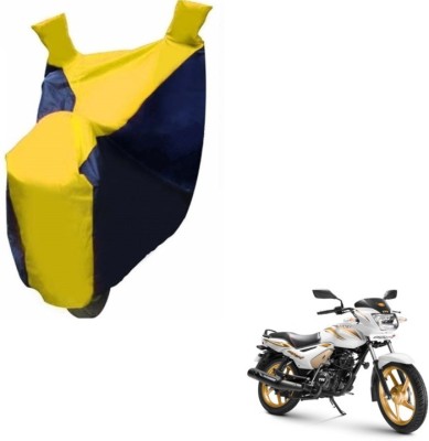 MOCKHE Two Wheeler Cover for TVS(Star City, Black, Yellow)