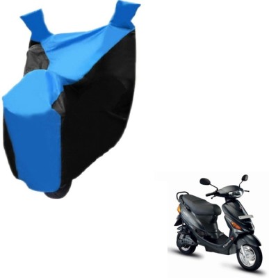 MOCKHE Two Wheeler Cover for Hero(E Sprint, Black, Blue)