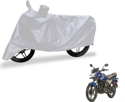 MOCKHE Two Wheeler Cover for Honda(CB Shine, Silver)