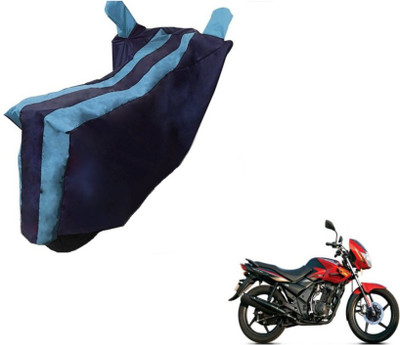 Flipkart SmartBuy Two Wheeler Cover for TVS(Flame DS 125, Black, Blue)
