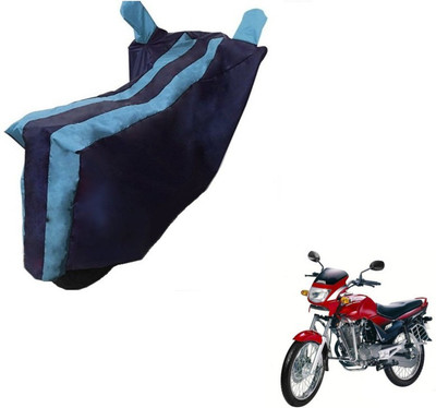 Flipkart SmartBuy Two Wheeler Cover for Hero(Ambition, Black, Blue)